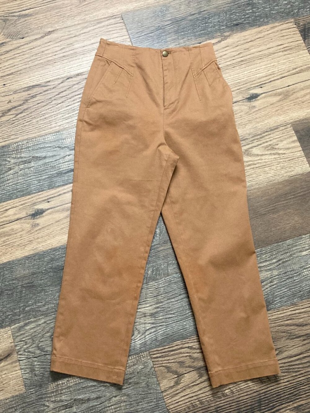 INTERMIX Brown Pants Women Size 4  High Waist